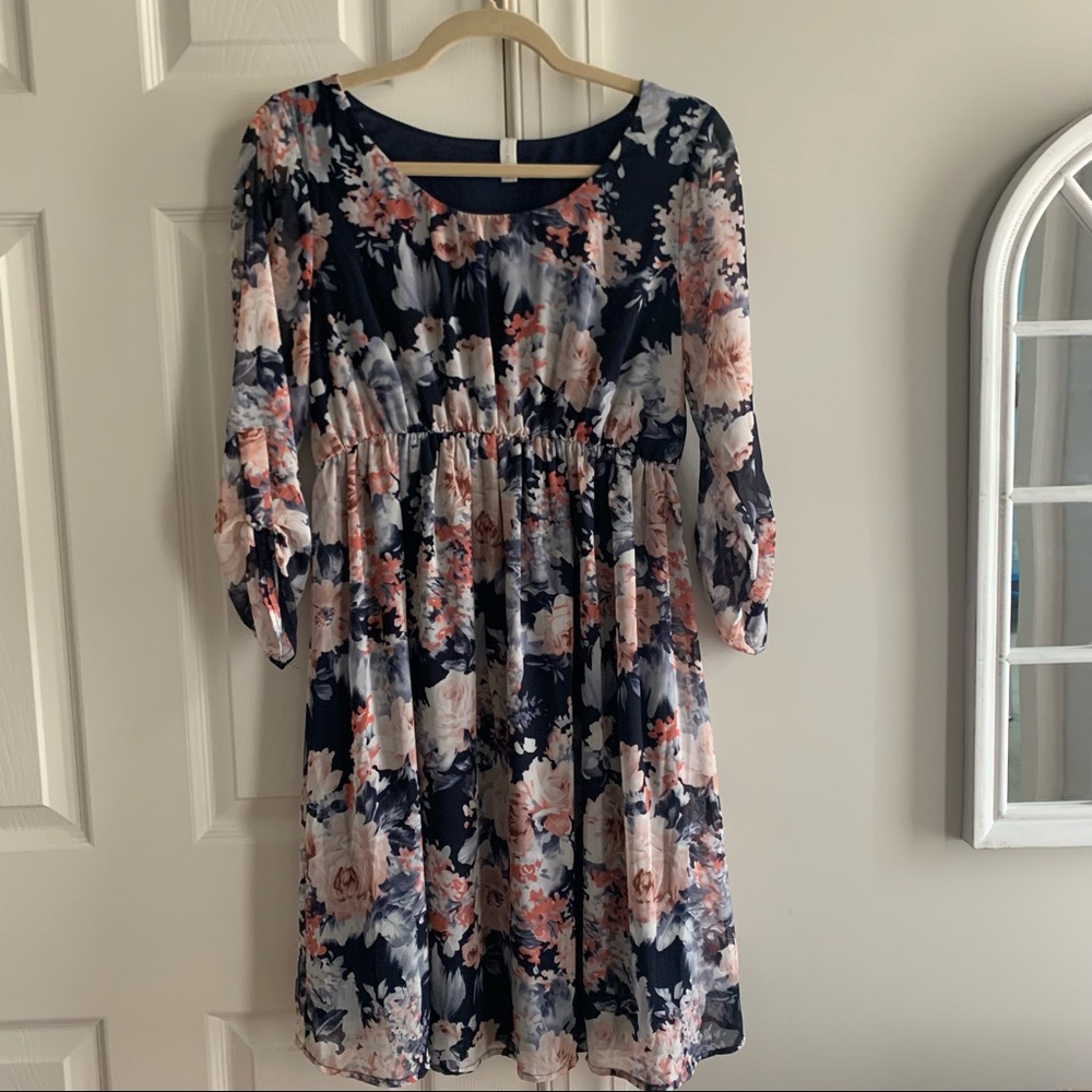 Pink Blush maternity dress, size small